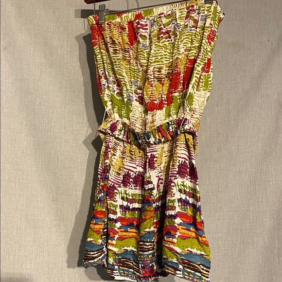 Forever 21 Multicolor Strapless Blouse - Picture 1 of 3